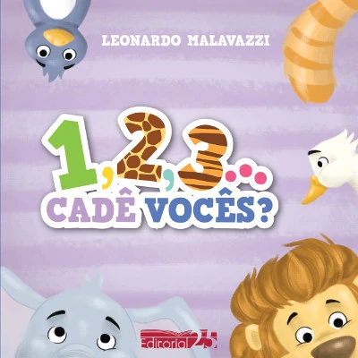 Capa do livro 1, 2, 3... Cadê Vocês?