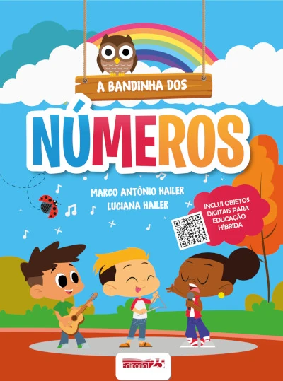 Capa do livro A Bandinha dos Números